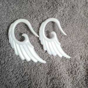 💀 4g angel wing ear spiral